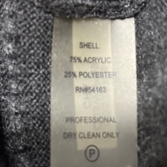 Calvin Klein Sweater Dress with Fringe Hem M - Picture 6 of 6